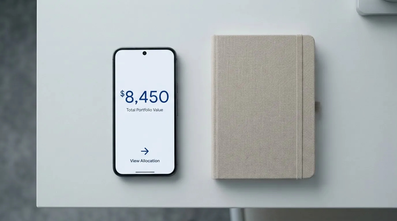 A phone showing a stablecoin transfer screen