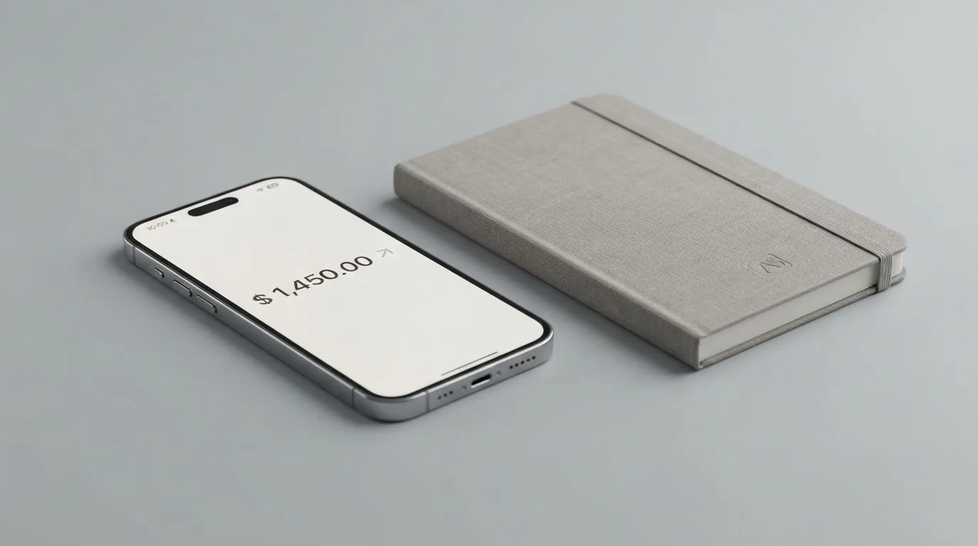 A phone showing a stablecoin transfer screen
