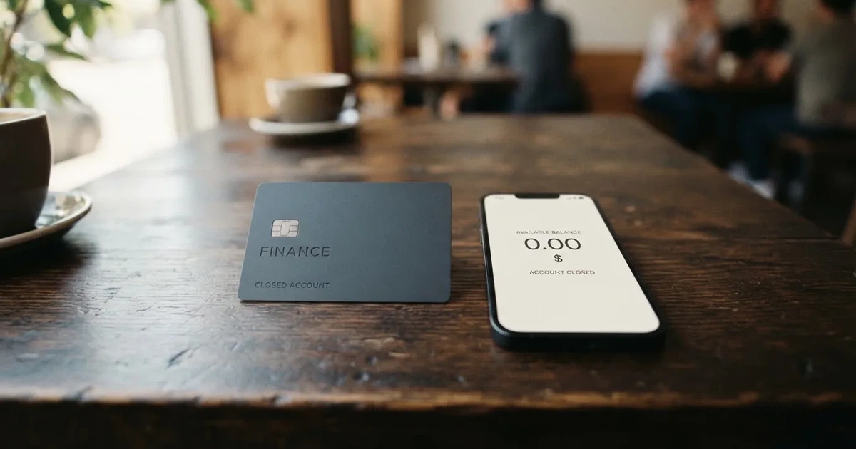 A payment card next to a phone with a crypto wallet app open