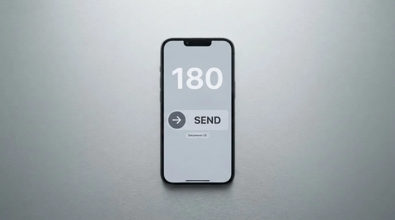 A phone showing a stablecoin transfer screen